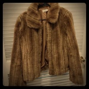 Faux fur coat
